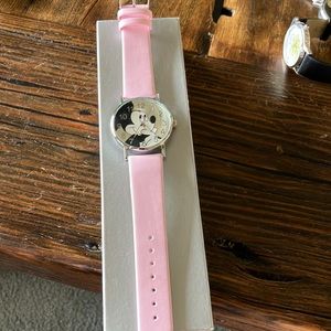 NWOT Mickey Mouse watch with adjustable wrist band. Watch needs a new battery